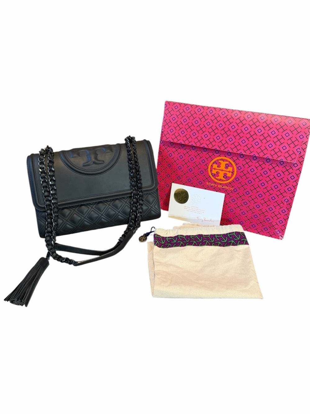 Tory Burch Fleming Matte Convertible Shoulder Bag